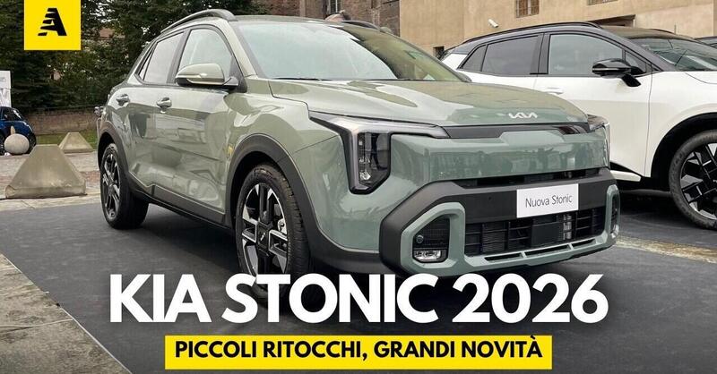 Kia Stonic 2026: pochi ritocchi, ma quanta sostanza! [VIDEO]