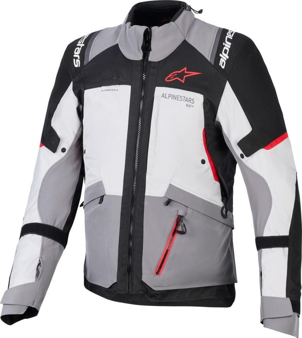 Giacca Moto Alpinestars Andes V4 Drystar Grigio Sc