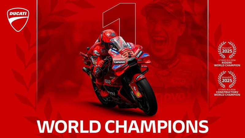 Ducati celebra il quarto titolo MotoGP consecutivo: Museo gratis per tutti