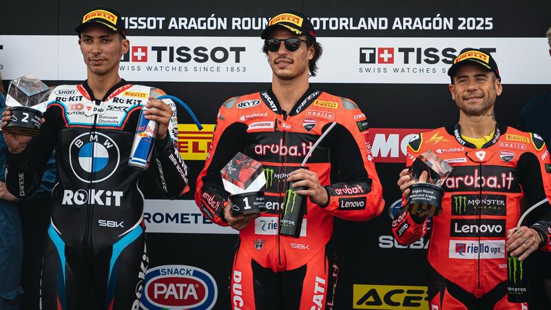 SBK 2025. GP d&#039;Aragona. Bulega si impone nella Superpole Race! [GALLERY]