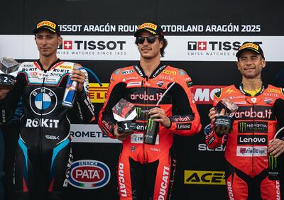 SBK 2025. GP d'Aragona. Bulega si impone nella Superpole Race! [GALLERY]