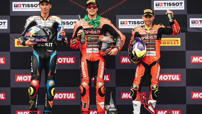 SBK 2025. GP d&#039;Aragona. Ancora Bulega! Gara2 &egrave; sua! [GALLERY]