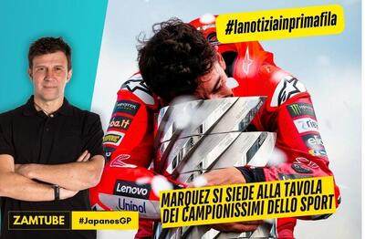 Marc Marquez si siede alla tavola dei campionissimi dello sport [VIDEO]
