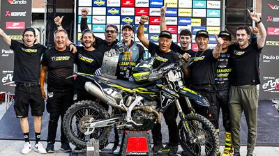 Lesiardo trionfa al GP d&rsquo;Italia e scrive la storia. E' la prima vittoria di Triumph nell'enduro