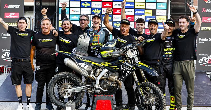 Lesiardo trionfa al GP d&rsquo;Italia e scrive la storia. E&#039; la prima vittoria di Triumph nell&#039;enduro