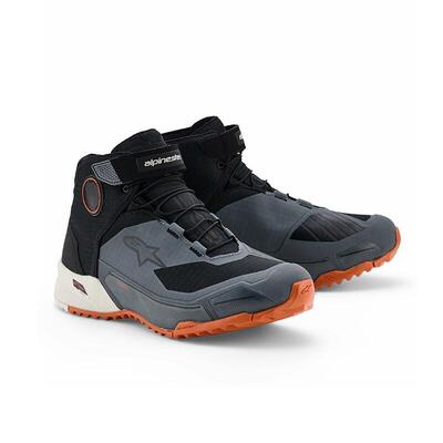 Scarpe Moto Alpinestars CR-X Drystar Grigio Aranci