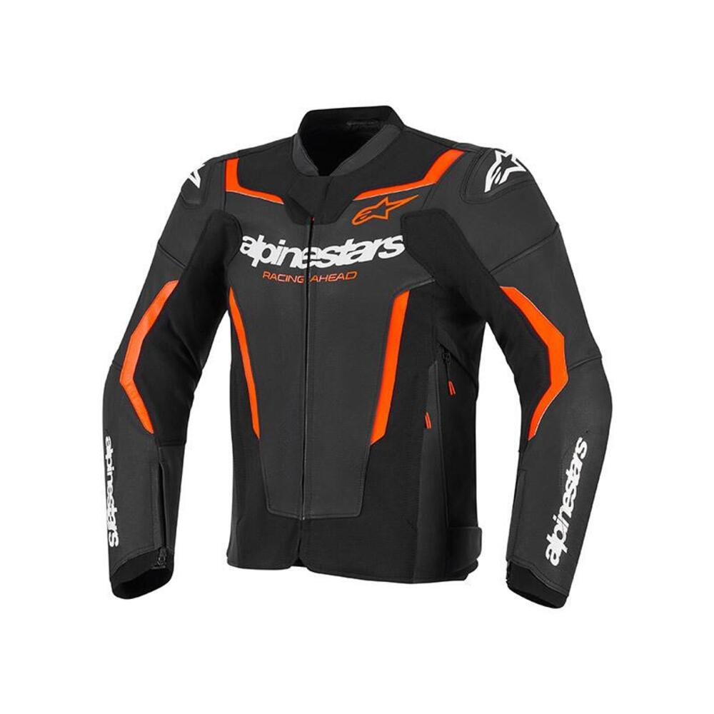 Giacca Moto Pelle Alpinestars GP Force V2 Rosso Fl
