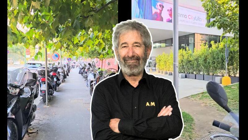 Milano, CityLife senza parcheggi: gli scooter invadono i marciapiedi. Il video di Nico