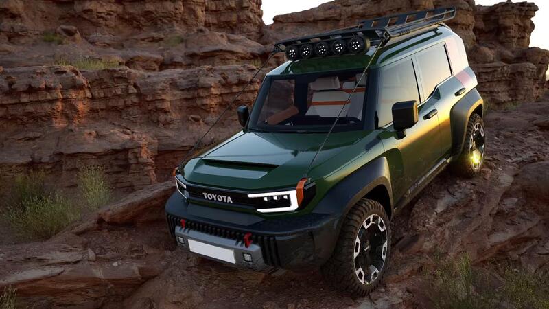 Render della nuova Toyota Land Cruiser FJ