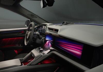 Porsche Cayenne elettrico 2025: interni rivoluzionari con il display più grande di sempre