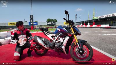 TVS RTR 310: la naked indiana che si diverte davvero (anche in pista). Il nostro TEST