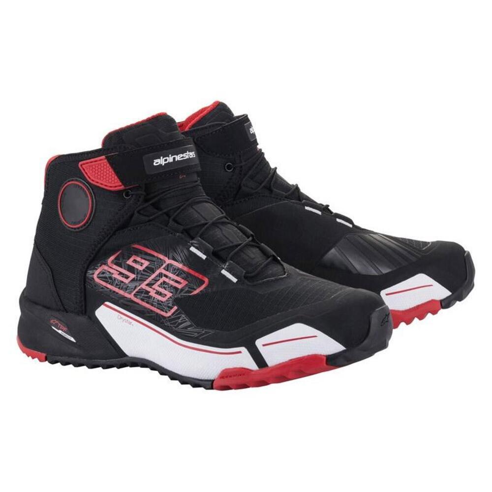 Scarpe moto estivo Alpinestars CR-X Drystar rosso