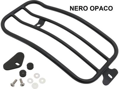 Portapacchi nero opaco per monoposto per Dyna dal 