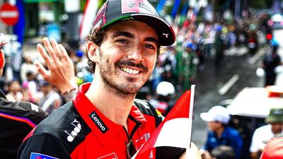 MotoGP 2025. GP dell'Indonesia. Pecco Bagnaia: "Se ho provato la moto di Morbidelli a Misano? Non confermo"