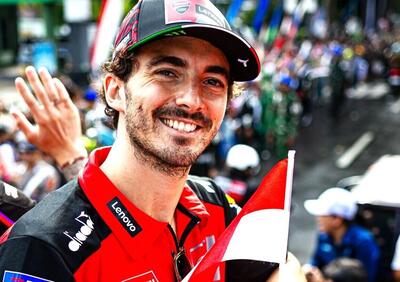 MotoGP 2025. GP dell'Indonesia. Pecco Bagnaia: Se ho provato la moto di Morbidelli a Misano? Non confermo