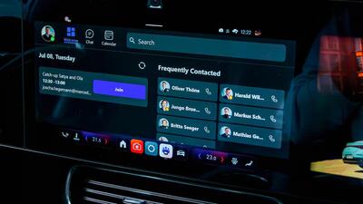 Mercedes trasforma CLA e GLC in uffici su ruote con Microsoft e intelligenza artificiale