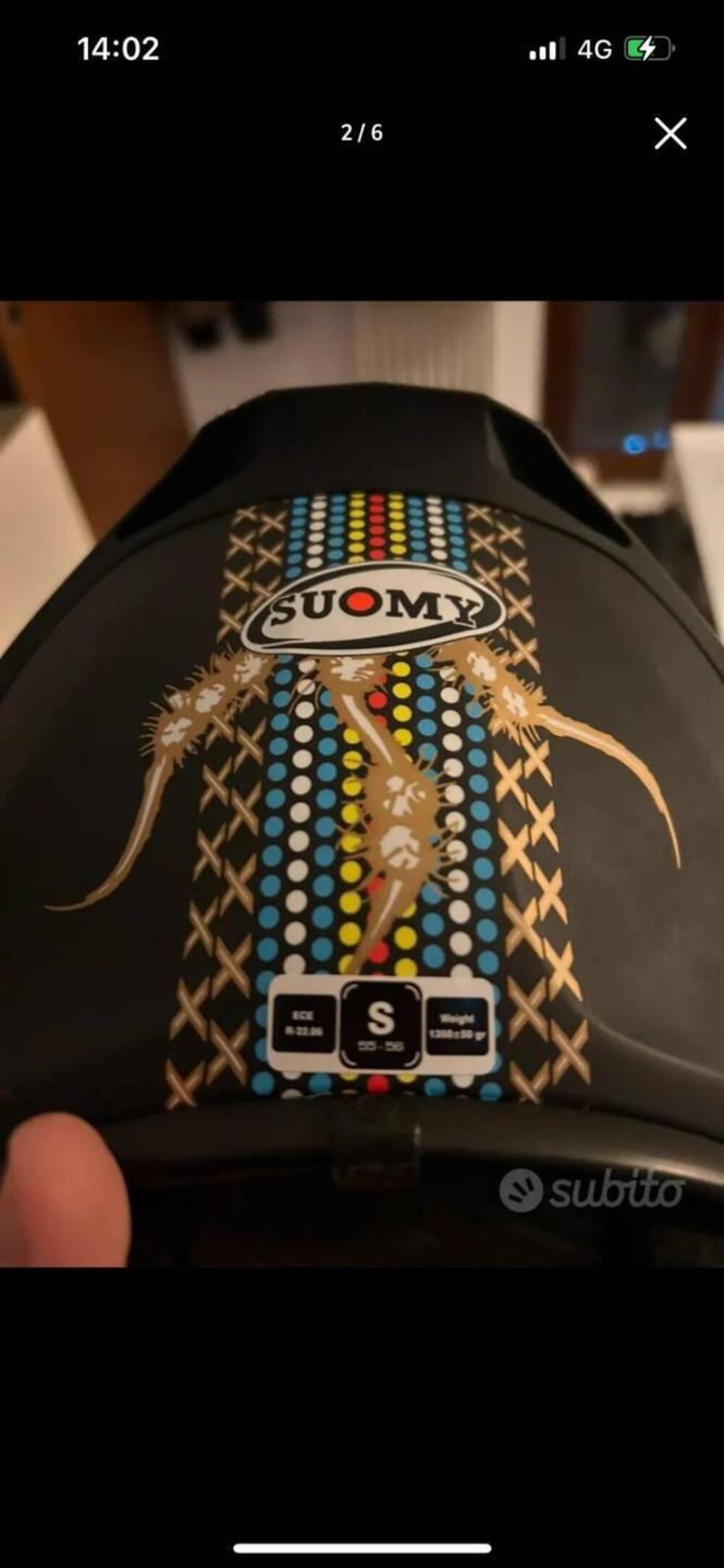 Vendo bellissimo casco SUOMY nuovo, mai indossato. (5)