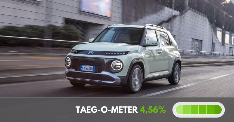 Hyundai Inster con gli incentivi a 48 euro al mese