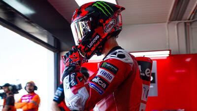 MotoGP 2025. GP dell'Indonesia. Pecco Bagnaia, di nuovo in difficolt&agrave;: "Abbastanza uno choc tornare in pista e non riuscire a frenare"