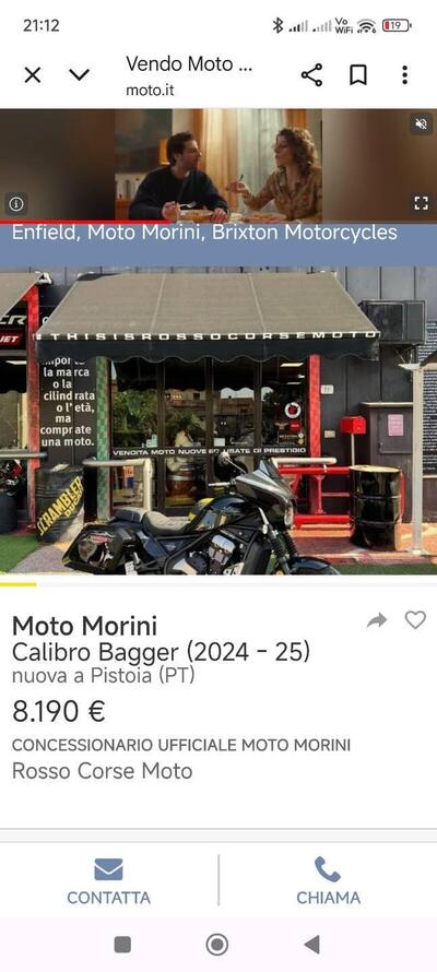 Moto Morini Calibro Bagger (2024 - 25) usata