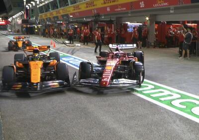F1, caos a Singapore con contatto tra Leclerc e Norris: ecco la decisione della FIA