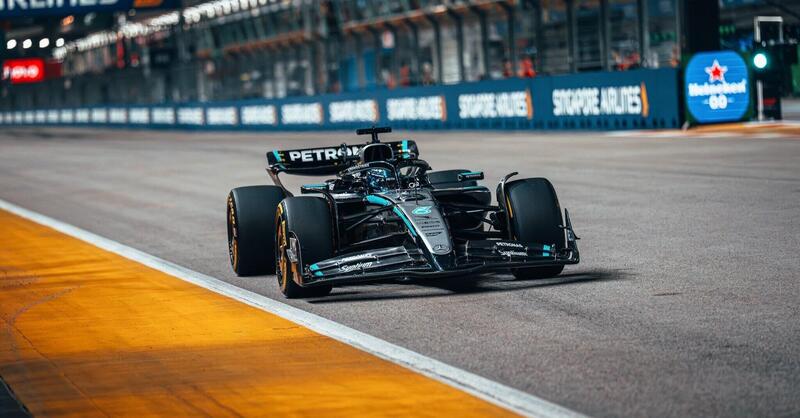 F1. Russell in pole a Singapore, Verstappen secondo in qualifica. Ferrari in difficolt&agrave; 