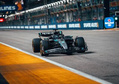 F1. Russell in pole a Singapore, Verstappen secondo in qualifica. Ferrari in difficoltà e Williams squalificate