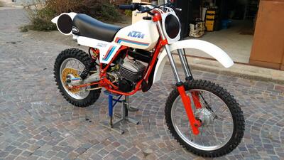 KTM RW 125 del 1981 d'epoca