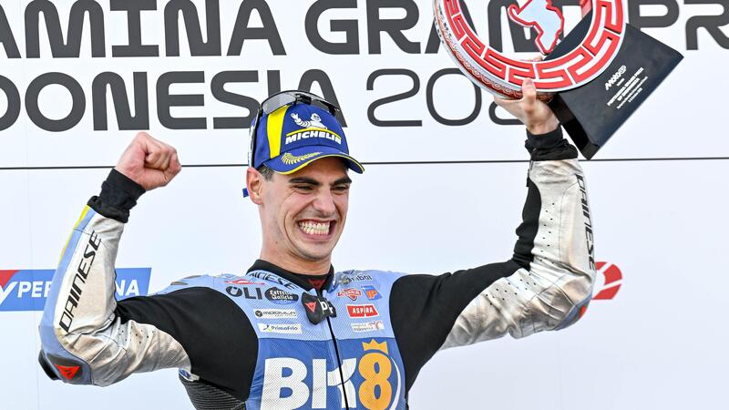MotoGP 2025. GP dell&#039;Indonesia. Fermin Aldeguer: &quot;Vincere d&agrave; motivazione per credere di pi&ugrave; in me, in tanti non se lo aspettavano&quot;