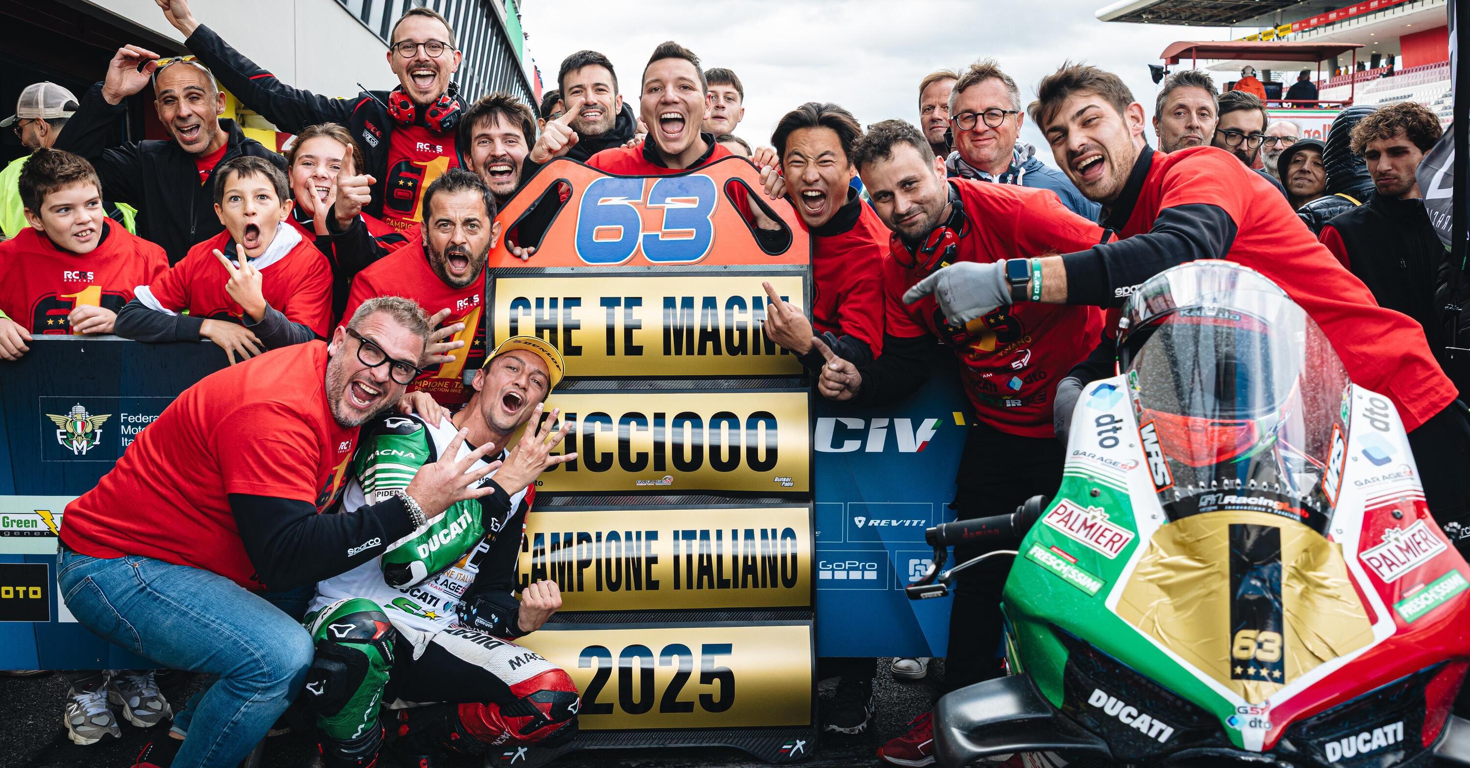 Dunlop CIV 2025, Davide Stirpe Campione Italiano Production Bike ...