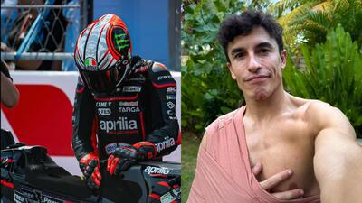 MotoGP 2025. GP dell'Indonesia. Marco Bezzecchi si &egrave; scusato due volte con Marc Marquez per l'incidente. Il 93: "Per favore, nessun rancore verso di lui"
