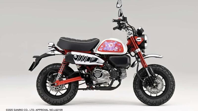 Honda Monkey con Sanrio per una affascinante estetica kawaii 