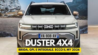 Dacia Duster e Bigster 4x4: arriva l&#039;ibrido integrale con GPL da 150 CV e motore elettrico posteriore [VIDEO]