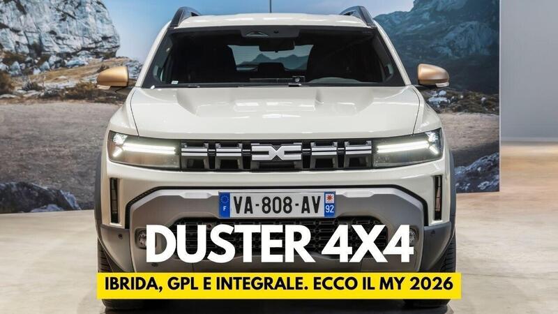 Dacia Duster e Bigster 4x4: arriva l&#039;ibrido integrale con GPL da 150 CV e motore elettrico posteriore [VIDEO]