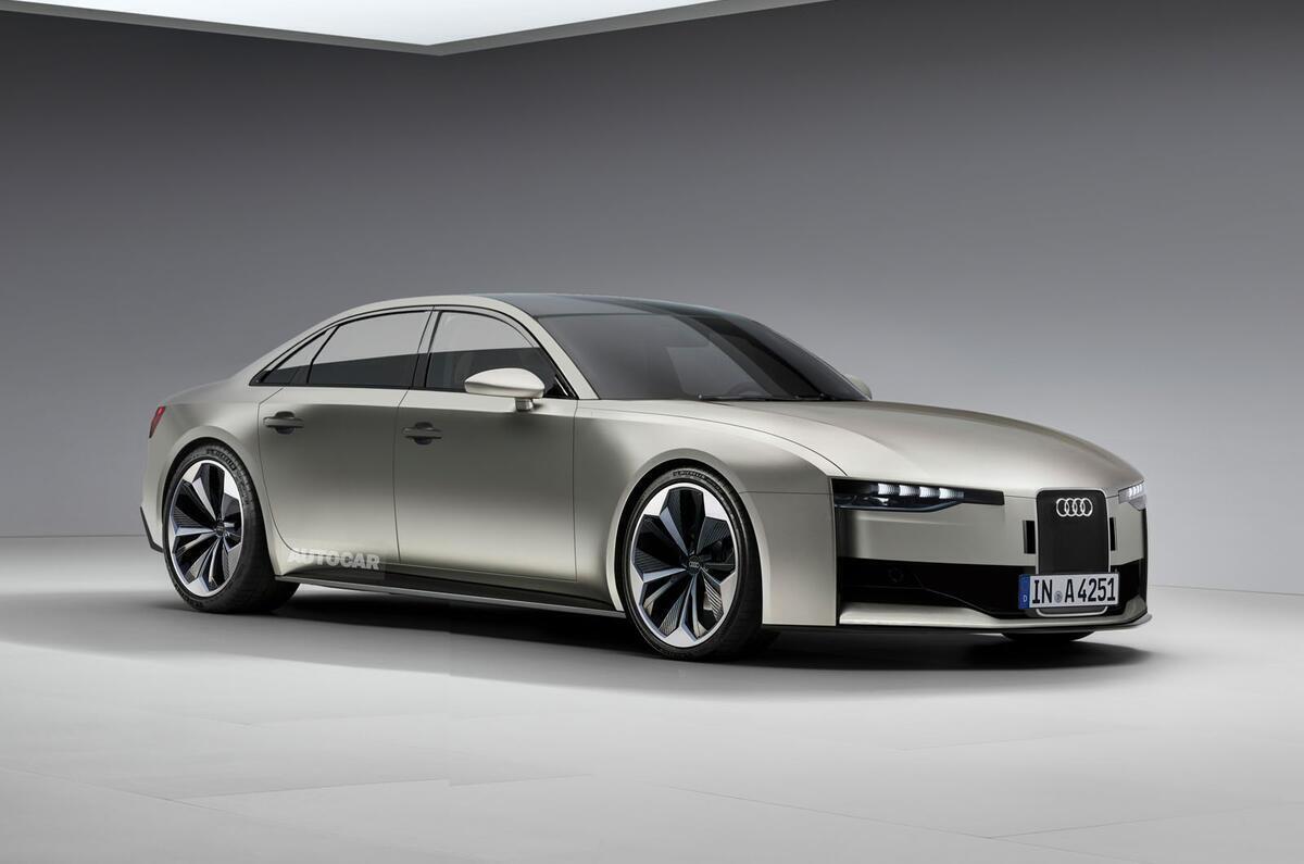 Ecco la nuova Audi A4 E-Tron che arriverà nel 2028: ispirata alla TT e pronta a sfidare le concorrenti tedesche
