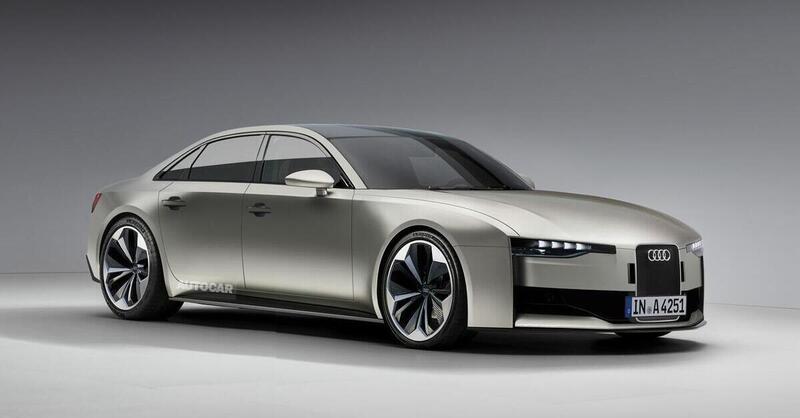 Ecco la nuova Audi A4 E-Tron che arriver&agrave; nel 2028: ispirata alla TT e pronta a sfidare le concorrenti tedesche 