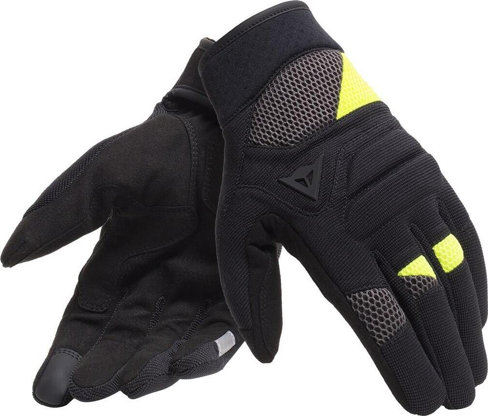 Guanti moto estivi Dainese FOGAL UNISEX Nero Giall