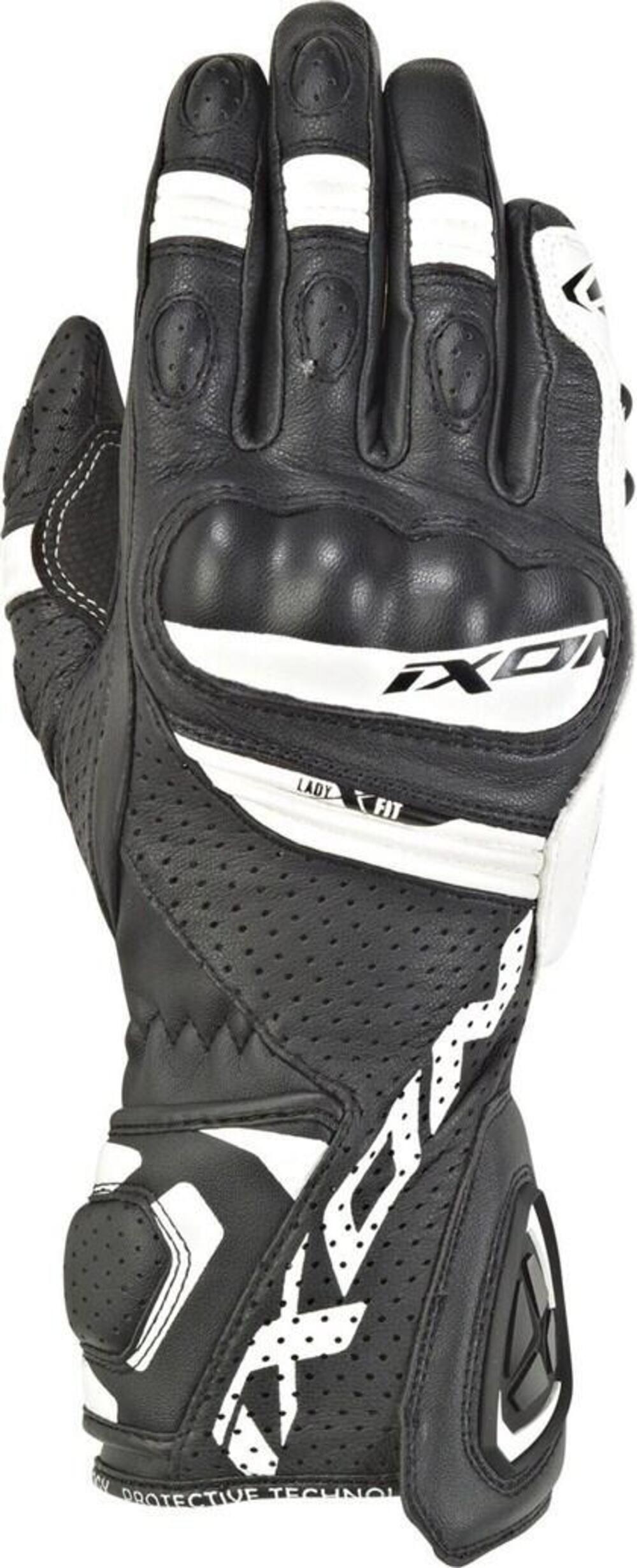 Guanti moto donna pelle estivi Ixon RS TEMPO AIR L