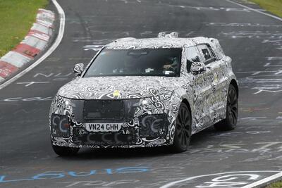 Range Rover Velar: il futuro elettrico prende forma al Nurburgring [Foto Spia]