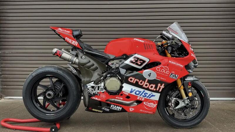 Presto all&rsquo;asta la Ducati Panigale V2 2018 di Marco Melandri