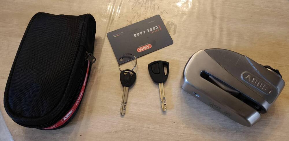 BLOCCA DISCO X 🏍️ O SCOOTER Abus (2)