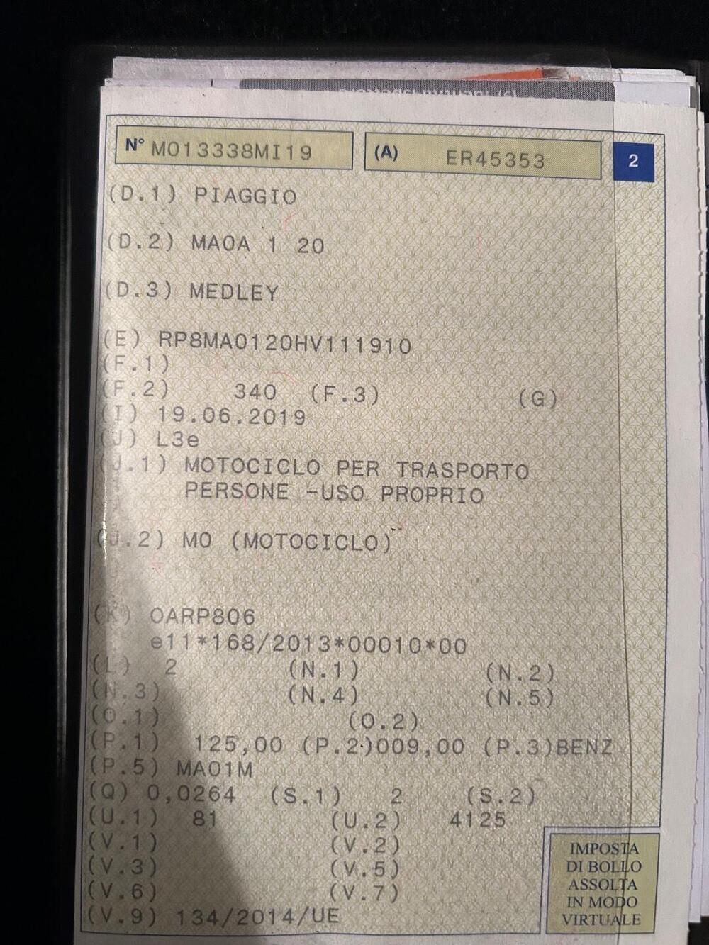 Piaggio Medley 125 ABS (2016 - 19) (5)