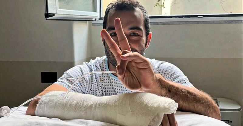 SBK 2025. GP del Portogallo. Danilo Petrucci operato alla mano destra. Forse torna gi&agrave; a Jerez!