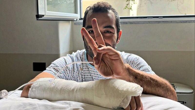 SBK 2025. GP del Portogallo. Danilo Petrucci operato alla mano destra. Forse torna gi&agrave; a Jerez!