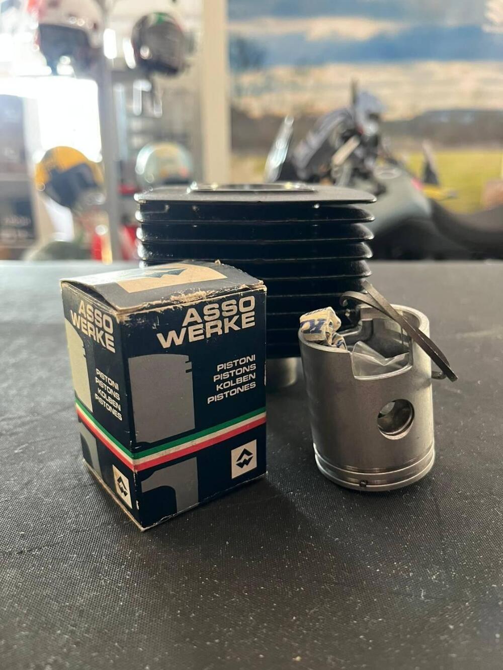 Pistone cilindro mini califfo califfone mono marci Asso Werke (3)