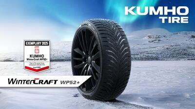 Kumho Tire conquista il podio nei test di Auto Bild: il WinterCraft WP52+ tra i migliori pneumatici invernali del 2025