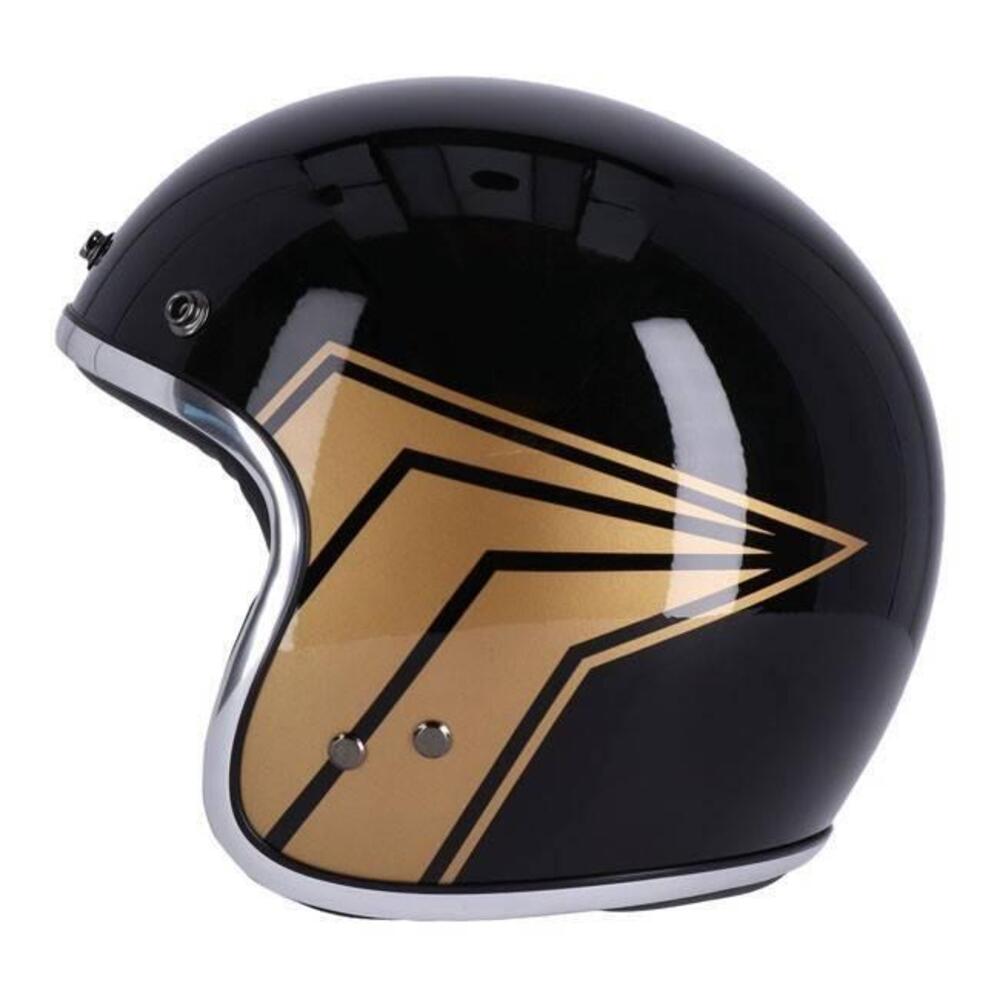 Casco Jet Roeg 13 and a half Nero lucido grafica o (7)