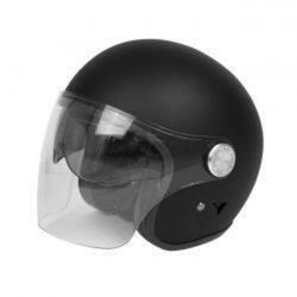 Casco Jet By City con visiera The City Nero opaco (2)