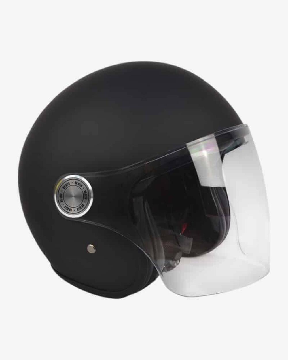 Casco Jet By City con visiera The City Nero opaco (4)