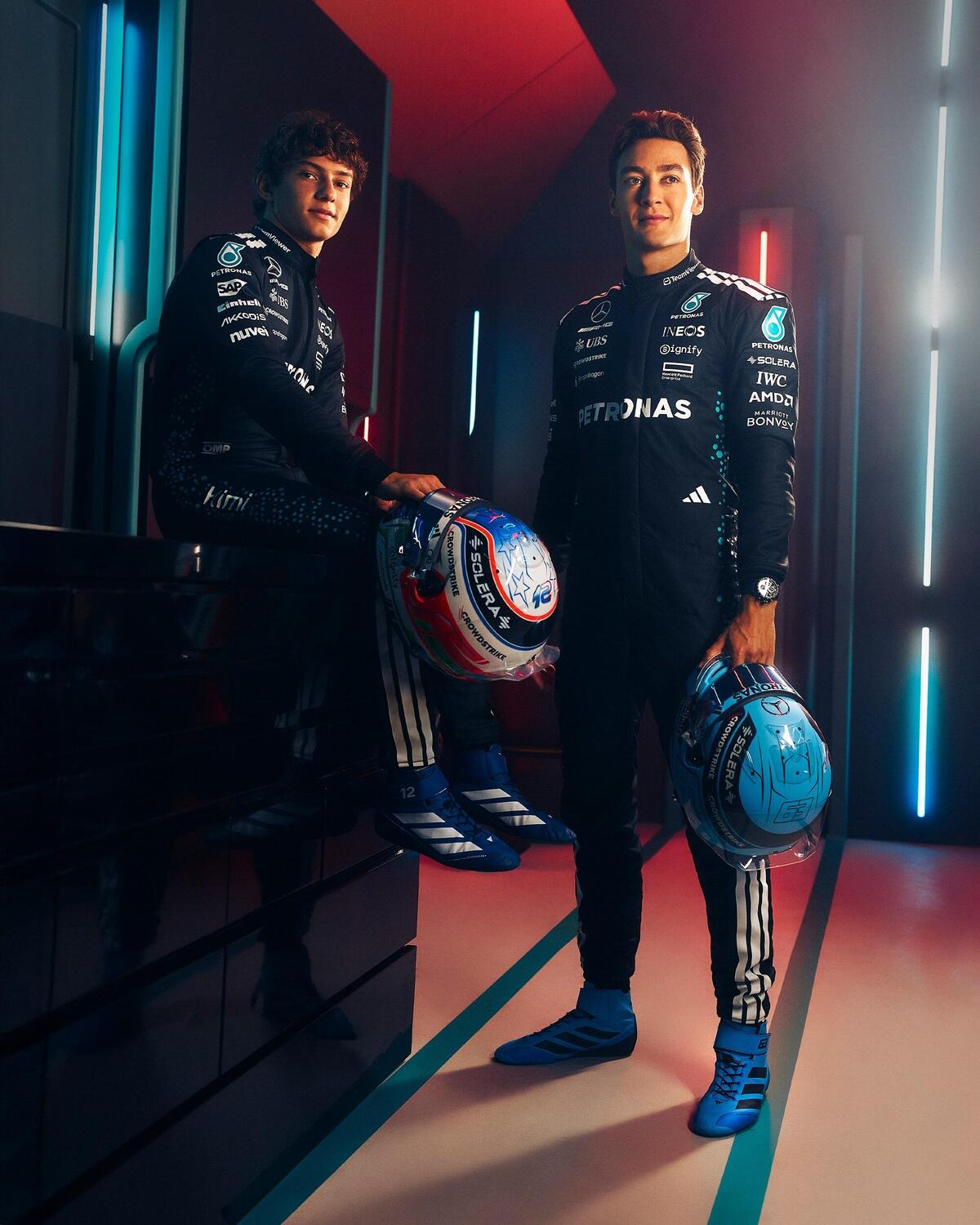 Kimi Antonelli e George Russell confermati: Mercedes pronta per la Formula 1 2026